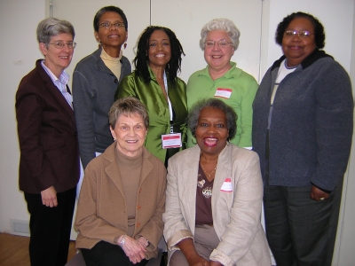 Branch members with AAUW NC president