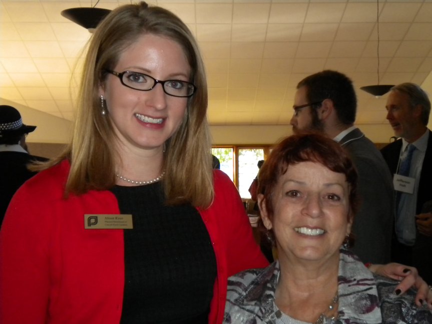 Kiser and Mock at PPCNC Champions of Choice Breakfast, 2012