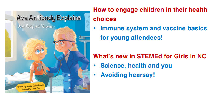 Details for 12/6/25 meeting. Will cover engaging children in health choices and news about STEMEd for girls.